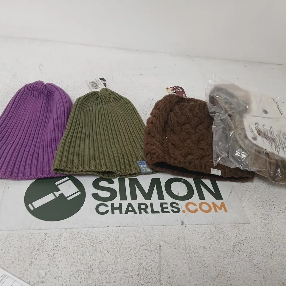APPROXIMATELY 19 ITEMS OF ASSORTED HEADWEAR TO INCLUDE; IGNITE, BARTS AND STANCE