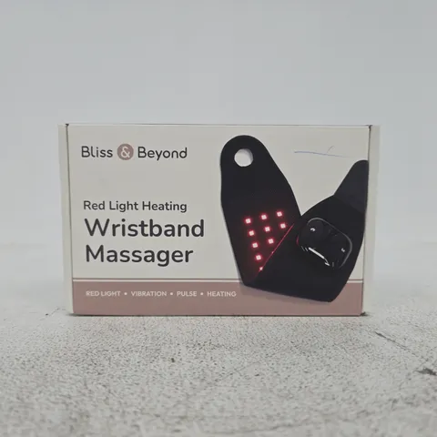 BLISS & BEYOND RED LIGHT HEATING WRISTBAND MASSAGER