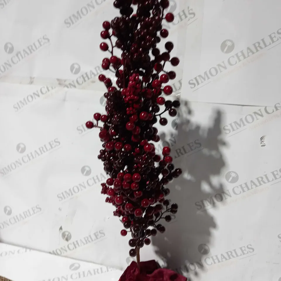 HOME REFLECTIONS PRE-LIT MIXED BERRY TREE APPROX 60CM