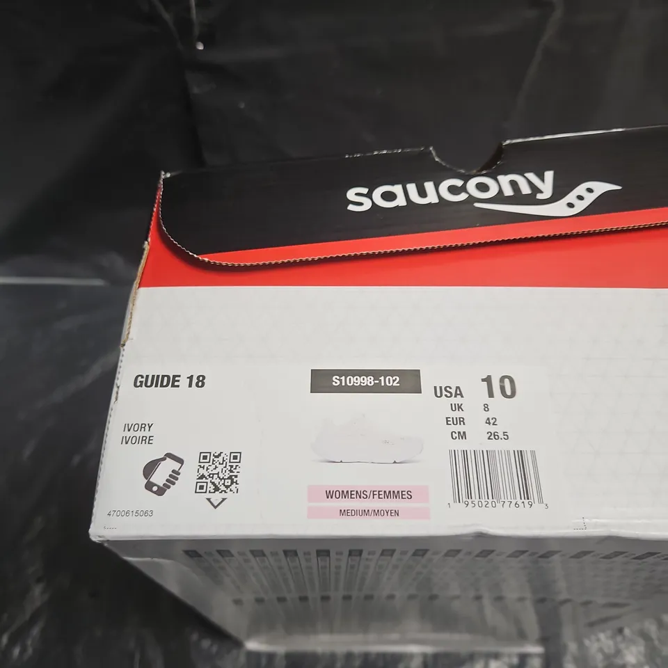 SAUCONY WOMEN'S RUNNING SHOES - WHITE, UK 8 (US 10)