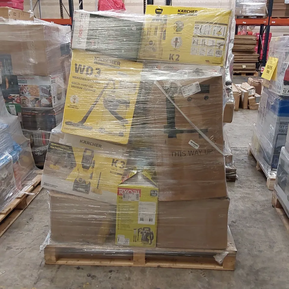 PALLET OF APPROXIMATELY 22 UNPROCESSED RAW RETURN HOUSEHOLD AND ELECTRICAL GOODS TO INCLUDE;