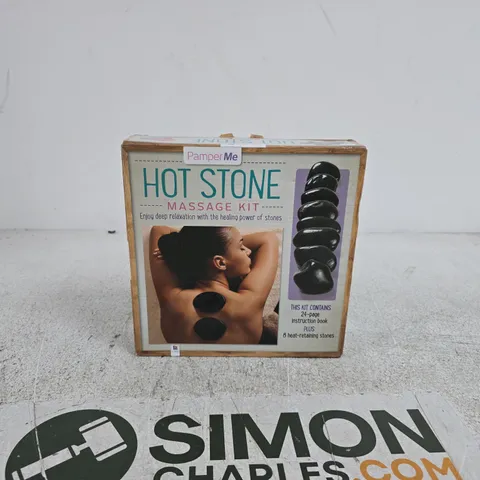 PAMPER ME HOT STONE MASSAGE KIT