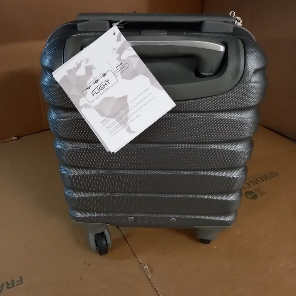 flight knight grey hard shelled case with combination lock 