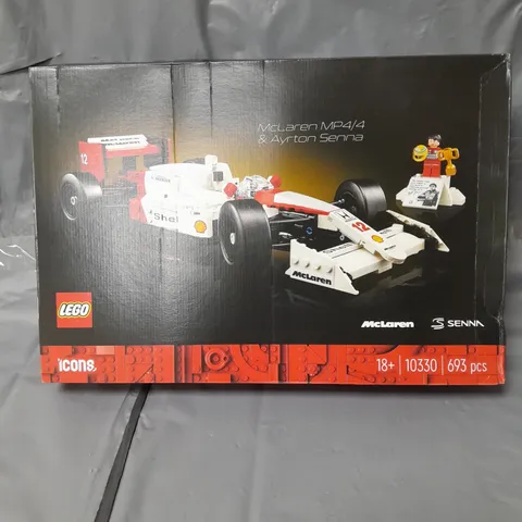 BOXED LEGO MCLAREN MP4 & AYRTON SENNA 