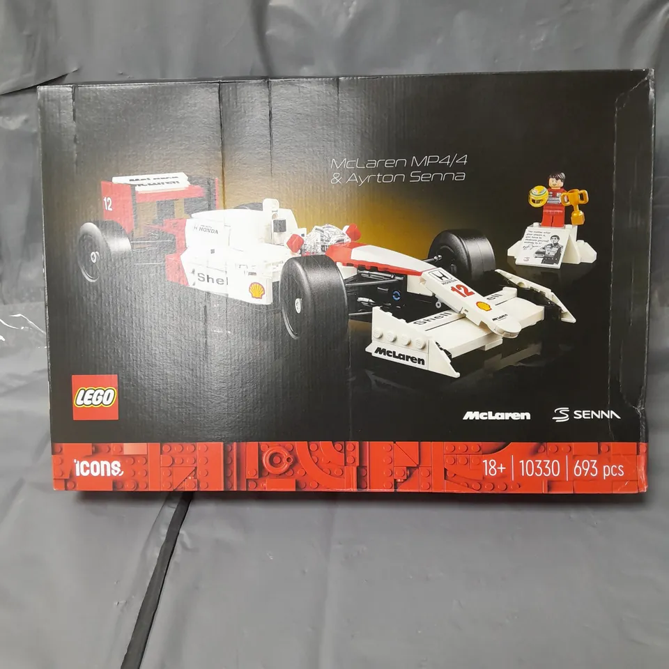 BOXED LEGO MCLAREN MP4 & AYRTON SENNA  RRP £69.99