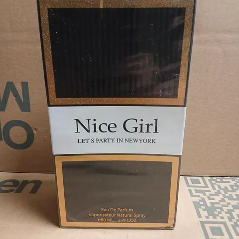BOXED AND SEALED NICE GIRL LET'S PARTY IN NEW YORK EAU DE PARFUM 80ML