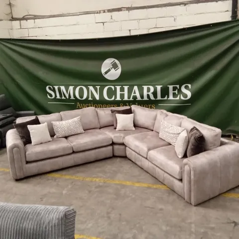 AMARA CORNER GROUP SOFA - STONE