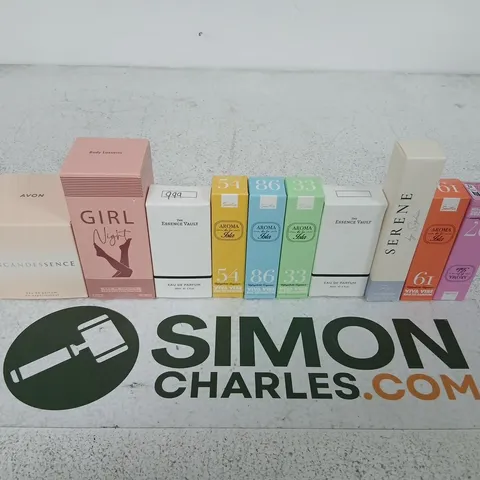 APPROXIMATELY 10 ASSORTED BOXED FRAGRANCES