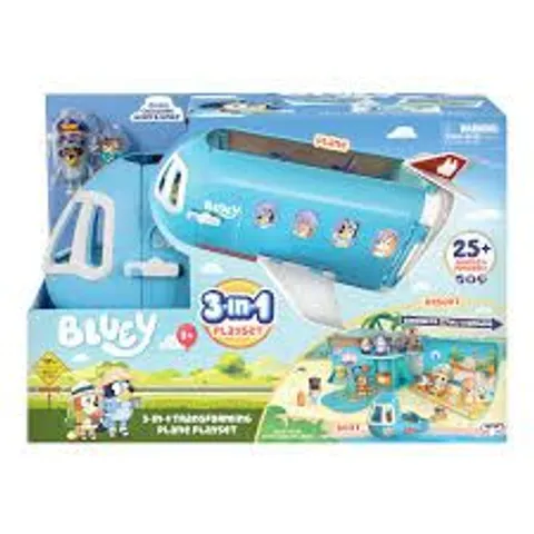 BOXED BLUEY S11 3-IN-1 AIRPLANE PLAYSET