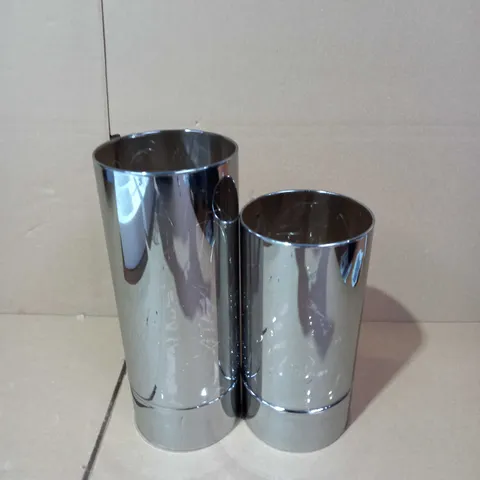 BUNDLE BERRY SET OF WIRE LIGHT GLASS CYLINDER LANTERNS 