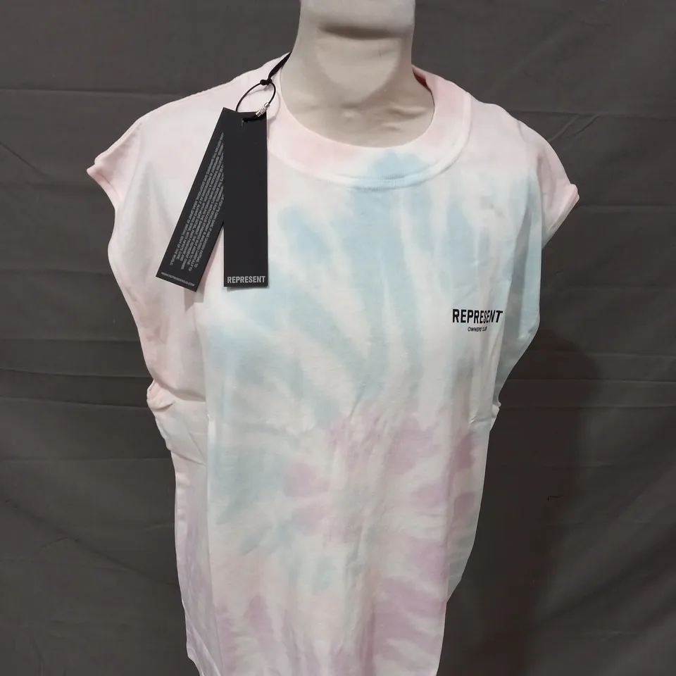 REPRESENT OWNERS CLUB TIE DYE TANK TOP - SMALL