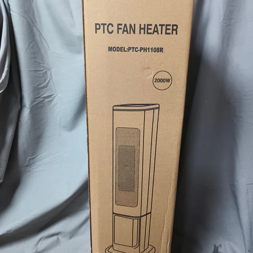 PTC FAN HEATER – MODEL PTC-PH1108R, 2000W (BOXED)