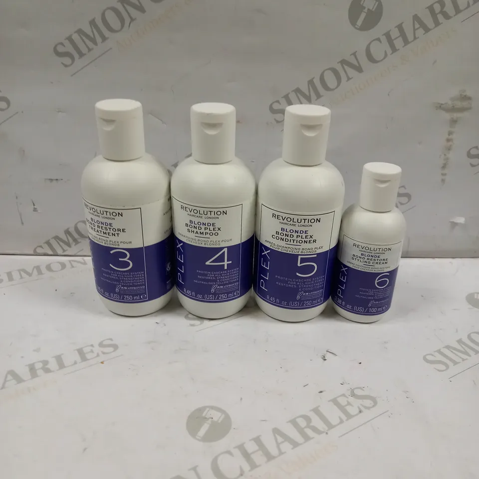 REVOLUTION BLOND BOND PLEX HAIR TREATMENT SET 