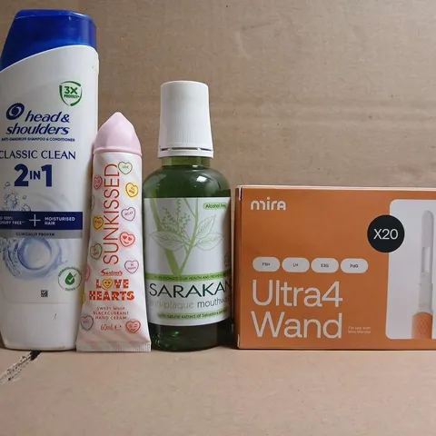 APPROXIMATELY 15 ASSORTED COSMETIC ITEMS TO INCLUDE HEAD & SHOULDERS, LOVE HEARTS, ETC - COLLECTION ONLY