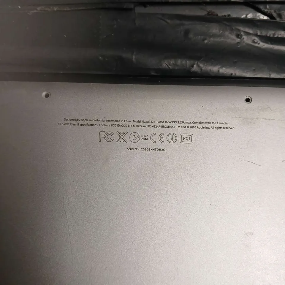 APPLE MACBOOK PRO 13-INCH A1278