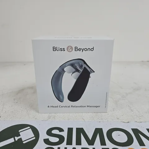 BLISS AND BEYOND 4 HEAD CERVICAL RELAXATION MASSAGER BOXED