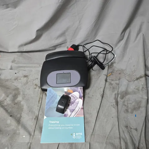 ELECTRONIC MONITORING SERVICE DEVICE WITH MANUAL BOXED