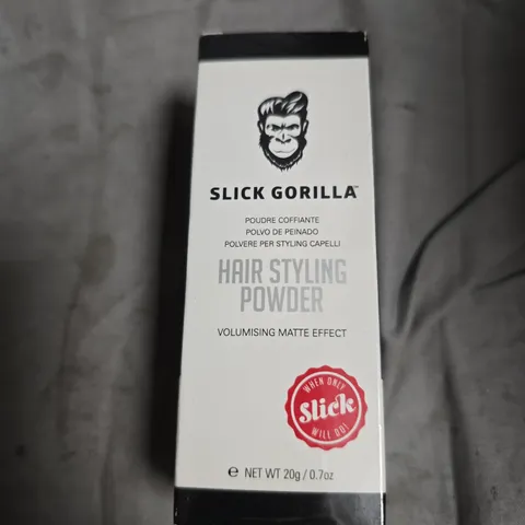 SLICK GORILLA HAIR STYLING POWDER – VOLUMISING MATTE EFFECT, 20G
