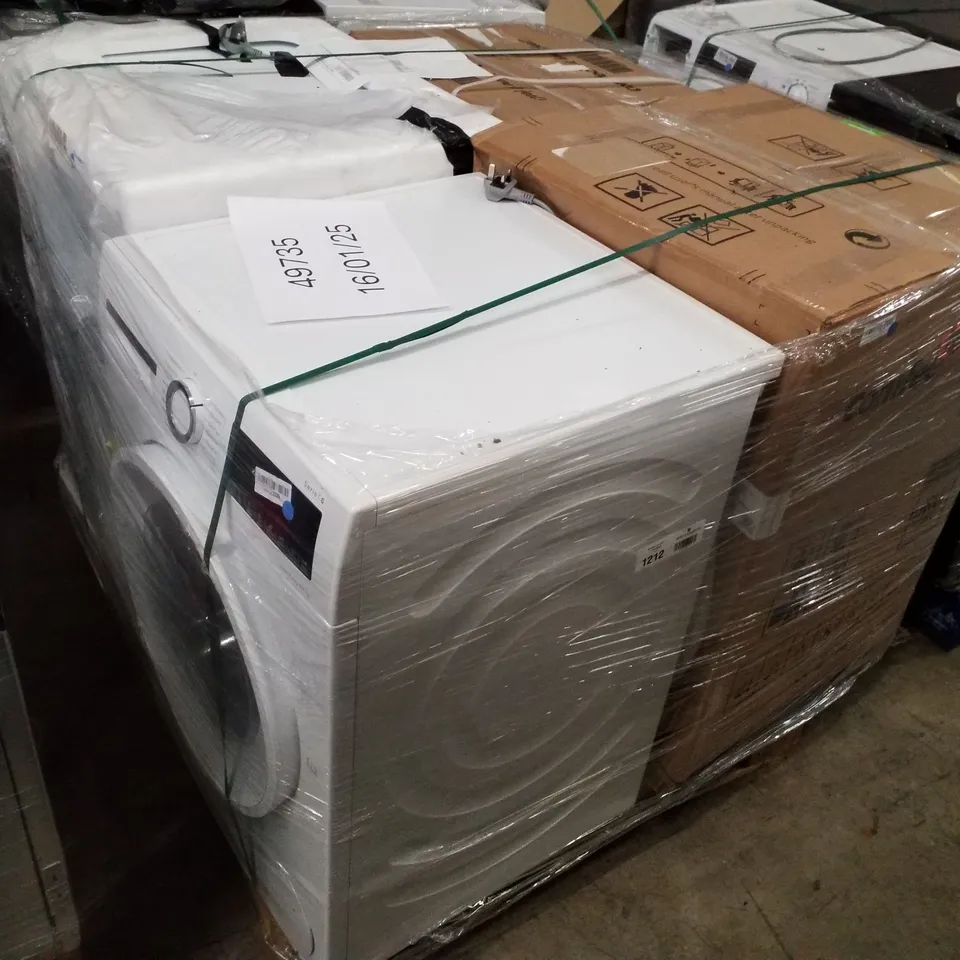 PALLET OF APPROXIMATELY 4 UNPROCESSED RAW RETURN WHITE GOODS TO INCLUDE;