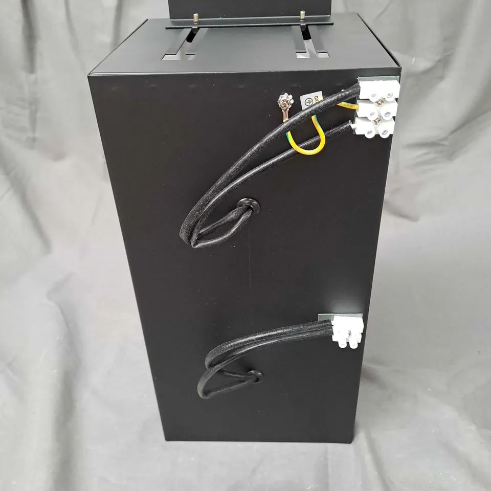BOX OF 4 EMCOLITE TRIMLESS DOWNLIGHTS IN BLACK 163X336MM