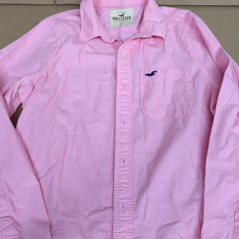HOLLISTER SHIRT PINK SIZE XL