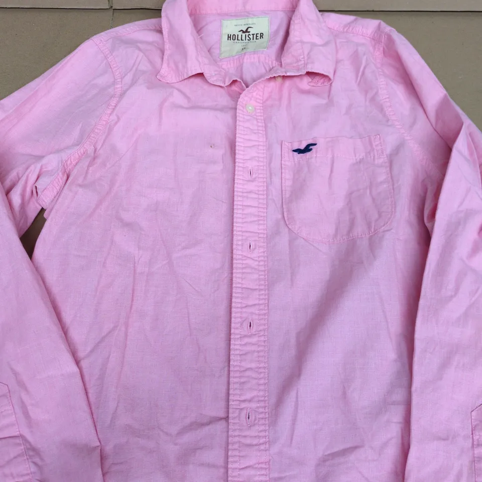 HOLLISTER SHIRT PINK SIZE XL