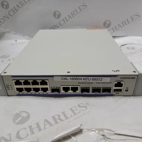 ALCATEL-LUCENT OS6250-8M OMNISWITCH FAST ETHERNET LAN SWITCH