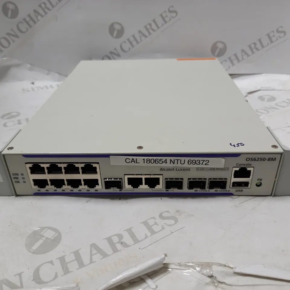 ALCATEL-LUCENT OS6250-8M OMNISWITCH FAST ETHERNET LAN SWITCH
