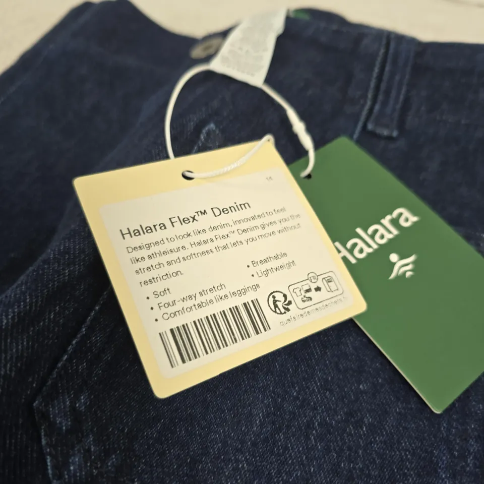 HALARA FLEX DENIM JEANS – DARK INDIGO, WOMEN’S - SIZE XS