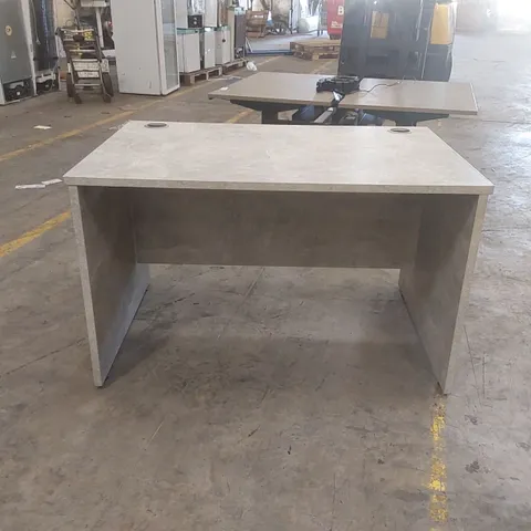 DESIGNER WOODEN OFFICE DESK - CONCRETE EFFECT