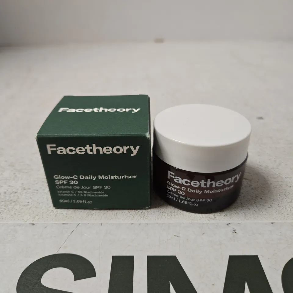 FACETHEORY GLOW-C DAILY MOISTURISER SPF 30 – 50ML