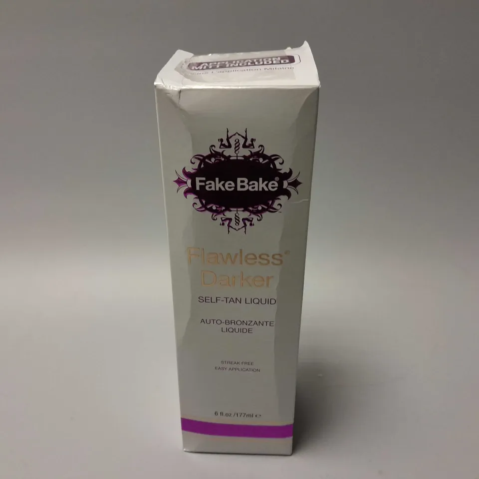 BOXED FAKE BAKE FLAWLESS DARKER SELF-TAN LIQUID (177ml)