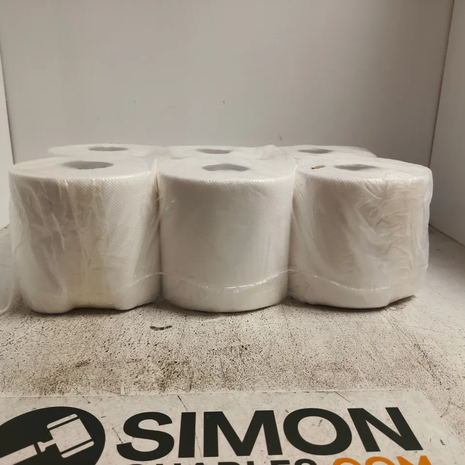 PHEONIX WHITE CENTREFEED 50M WHITE HAND TOWEL 6 ROLLS 2 PLY