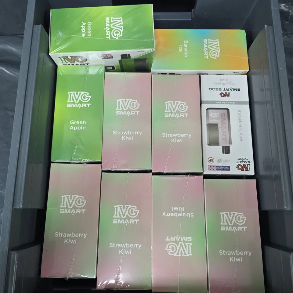 APPROXIMATELY 10 ASSORTED IVG E-CIGARETTE MULTIPACKS 
