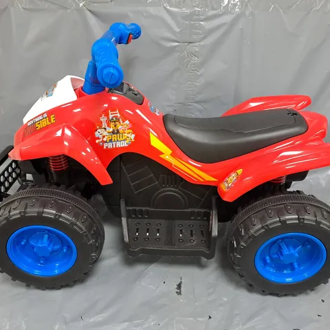 PAW PATROL 6V 4-WHEEL ATV RIDE-ON