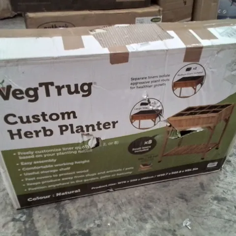 BOXED VEGTRUG CUSTOM HERB PLANTER