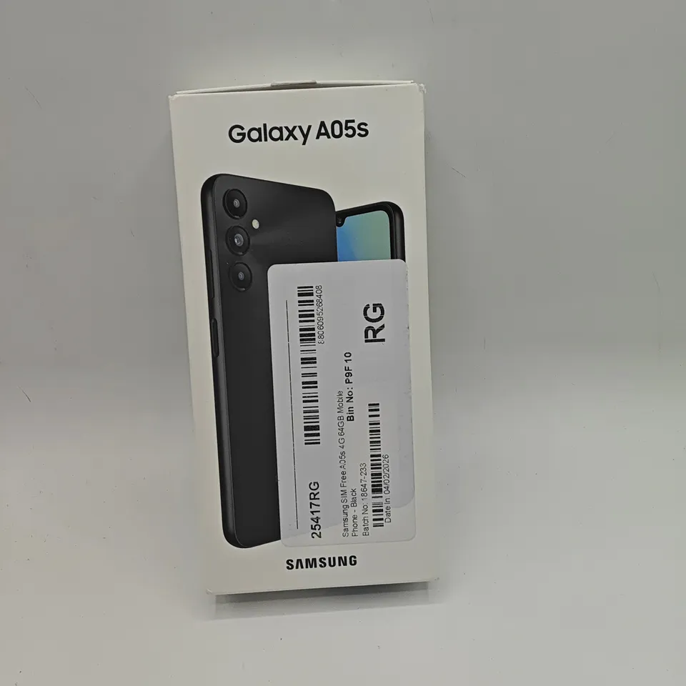BOXED SAMSUNG GALAXY A05S 4/64GB IN BLACK - SM-A057G