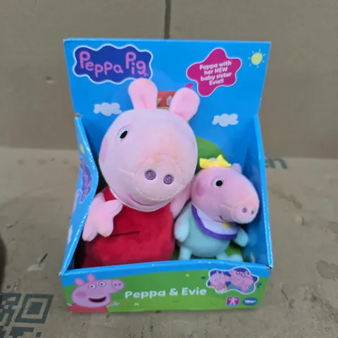 PEPPA PIG PEPPA AND EVIE PLUSH TOY