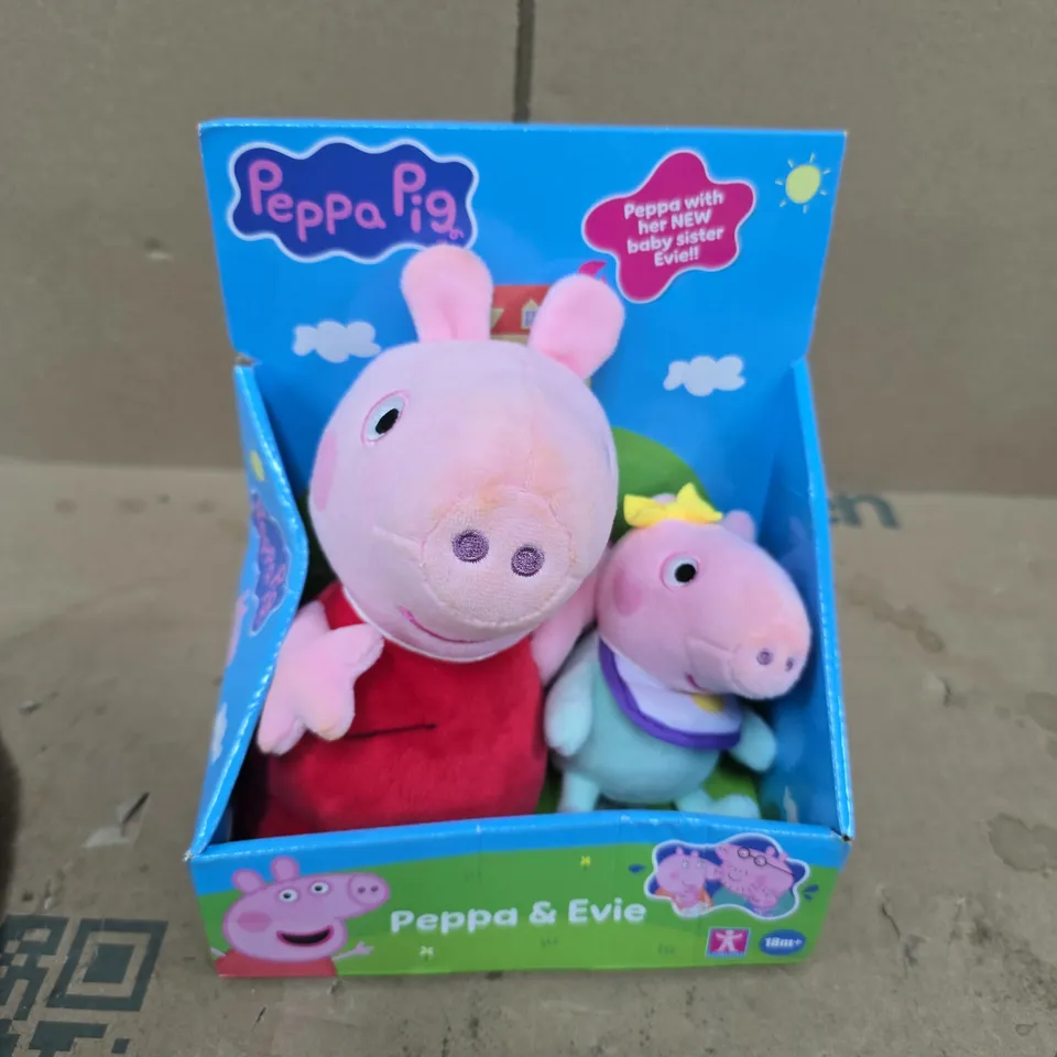PEPPA PIG PEPPA AND EVIE PLUSH TOY
