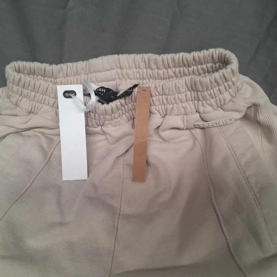 FOOLISH TALL RACK JOGGERS IN CREAM - 8 TALL