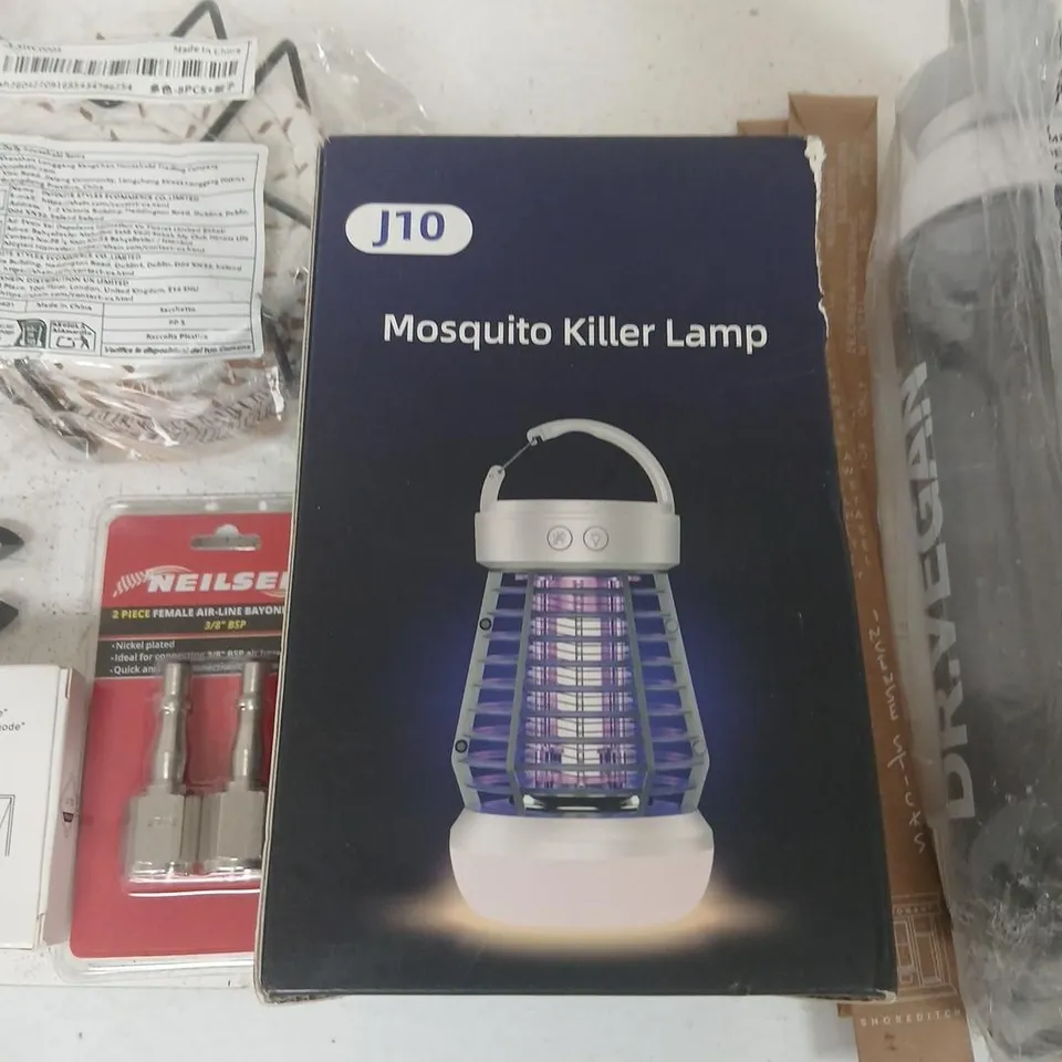 ASSORTED LIGHTING & HOUSEHOLD ITEMS TO INCLUDE; J10 MOSQUITO KILLER LAMP – BOXED, WITH 