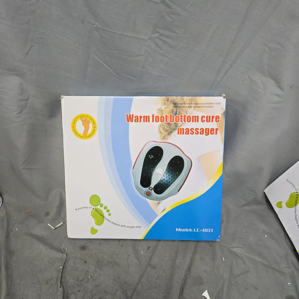 WARM FOOT BOTTOM CURE MASSAGER – MODEL LC-803 - BOXED 