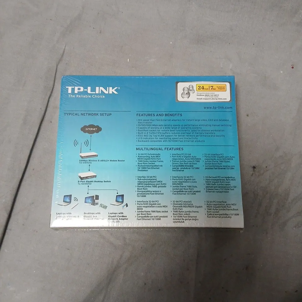 TP-LINK GIGABIT PCI NETWORK ADAPTER TG-3269