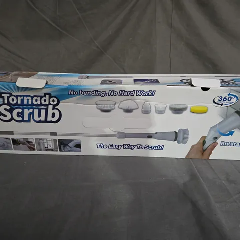 BOXED TORNADO SCRUB ELECTRIC CLEANING BRUSH 