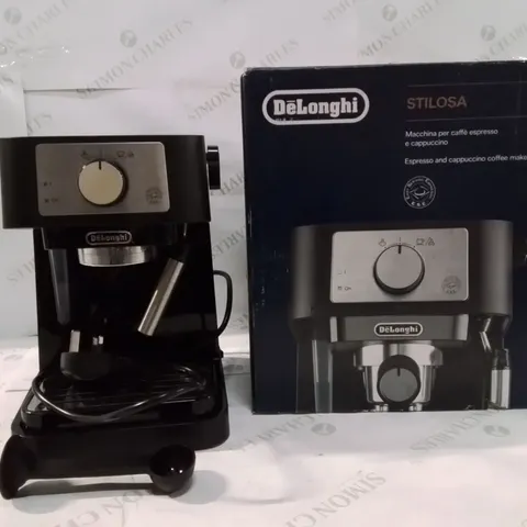 BOXED DELONGHI STILOSA ESPRESSO AND CAPPUCCINO COFFEE MAKER