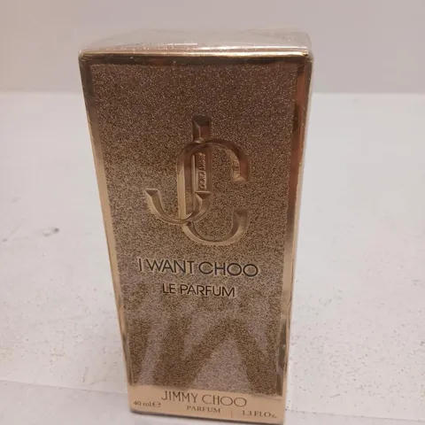 BOXED AND SEALED JMMY CHOO I WANT CHOO LE PARFUM 40ML