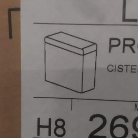BOXED LAUFEN PRO CISTERN BACK