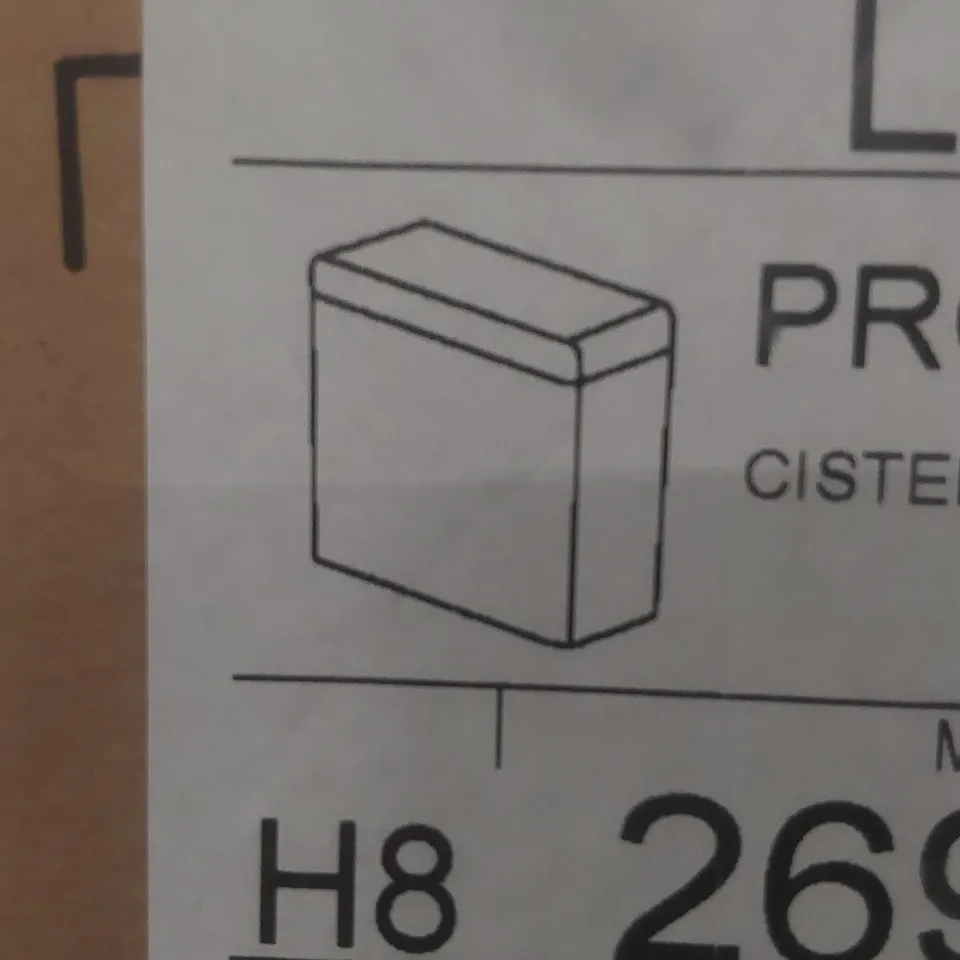 BOXED LAUFEN PRO CISTERN BACK
