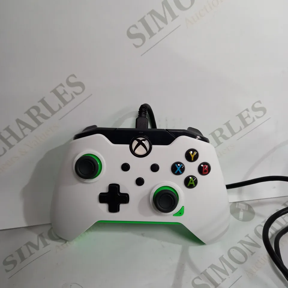 PDP NEON WHITE XBOX WIRED CONTROLLER