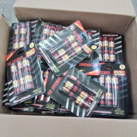BOX CONTAINING A LARGE QUANTITY OF BRAND NEW FLY CATCHERS 